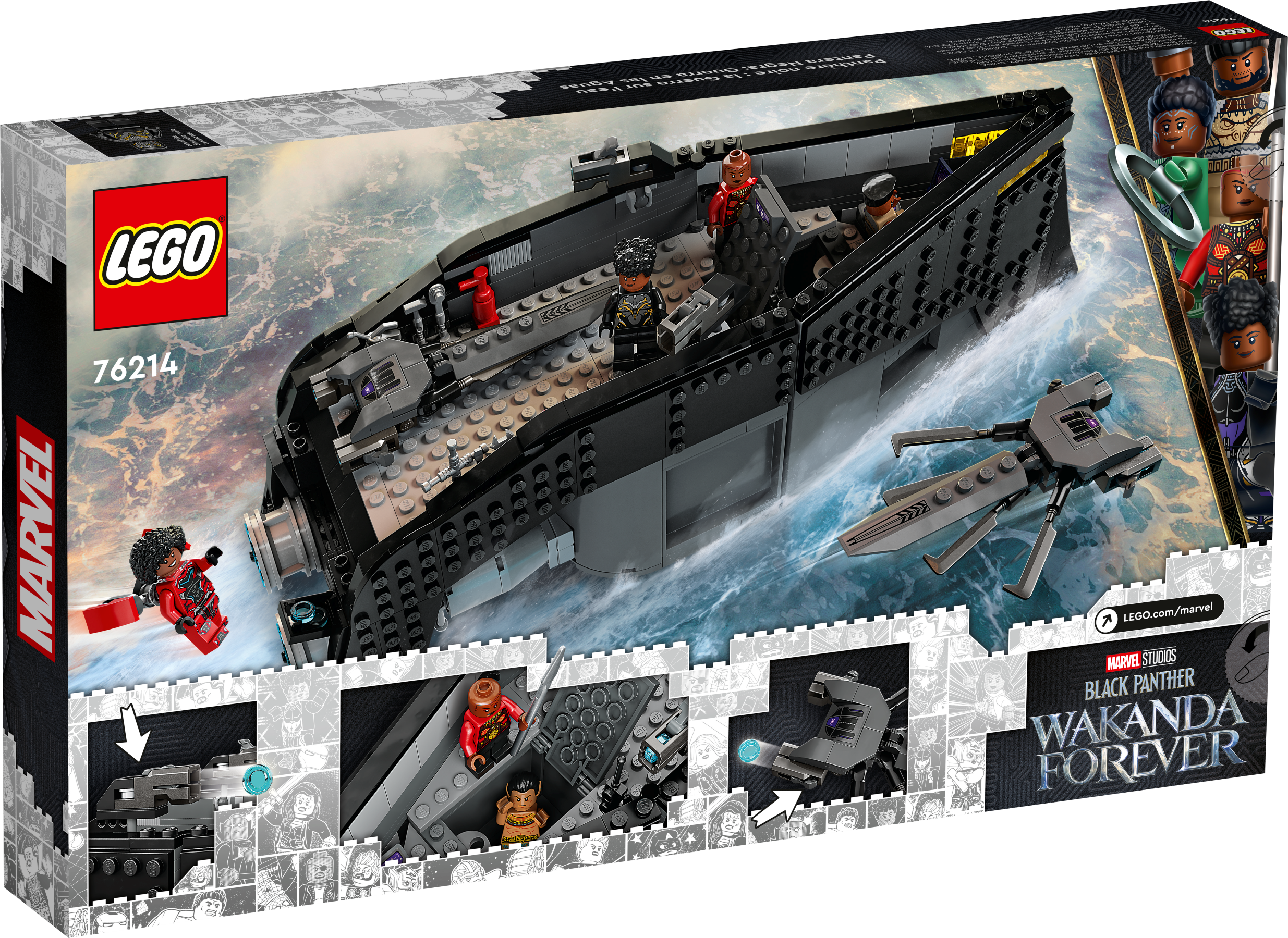 logo Bonde emulsion Black Panther: krig på vandet 76214 | Marvel | Officiel LEGO® Shop DK