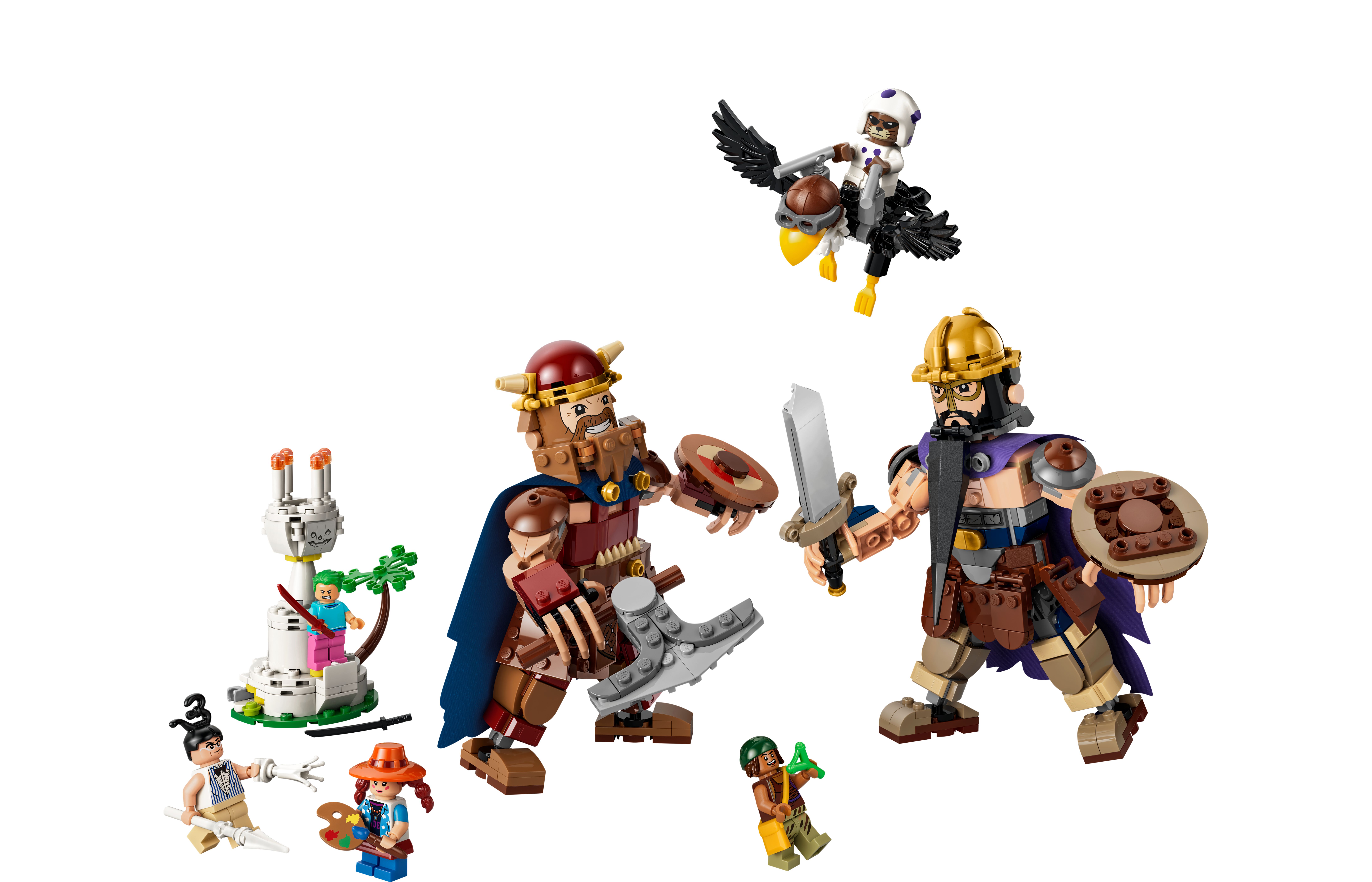 LEGO One Piece Dorry contre Brogy – Les géants de Little Garden 75644
