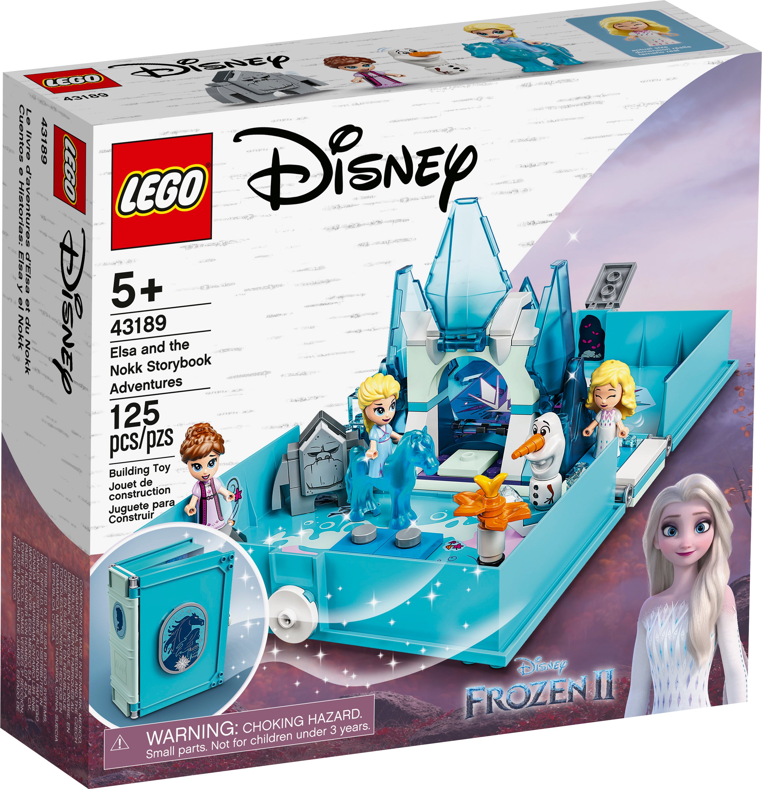 LEGO ǀ Disney Elsa and the Nokk Storybook Adventures 43189 Building Kit 125 Pieces for sale online