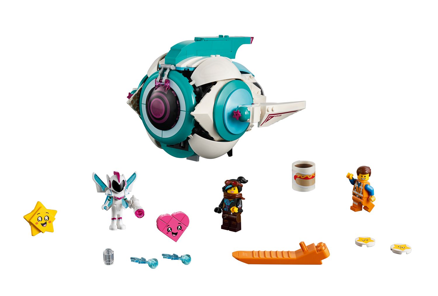Sweet Mayhem's Systar Starship! 70830 | THE LEGO® MOVIE 2™ | Buy online ...