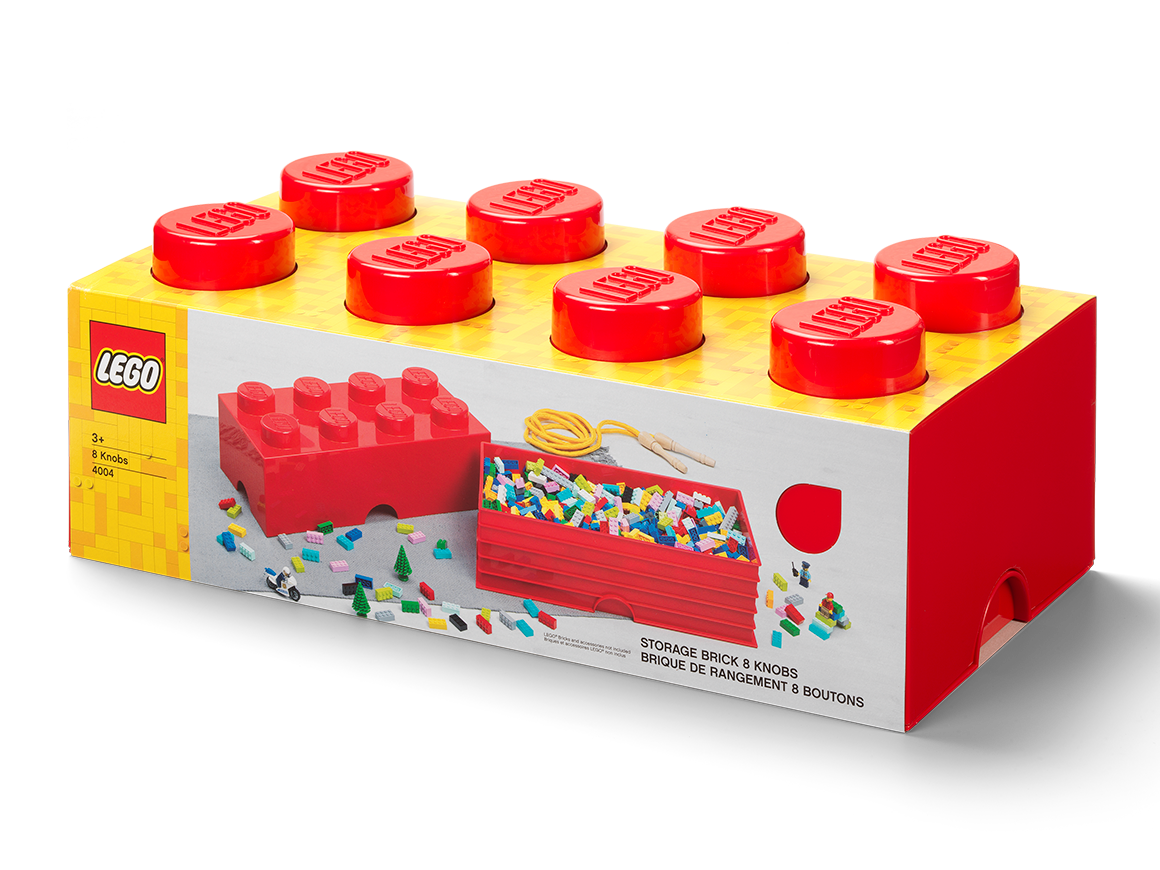 gelei Fabel pad 8-Stud Storage Brick – Red 5006867 | Other | Buy online at the Official LEGO®  Shop US