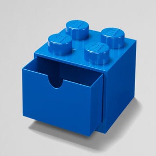 LEGO® 4-Stud Blue Desk Drawer