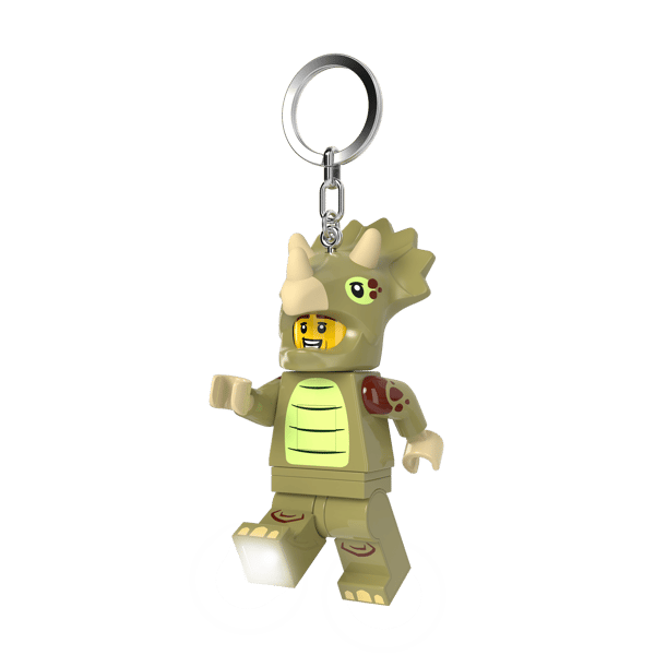 LEGO 5009481 Porte-clés lumineux Le fan en costume de tricératops — visuel 3 sur 8