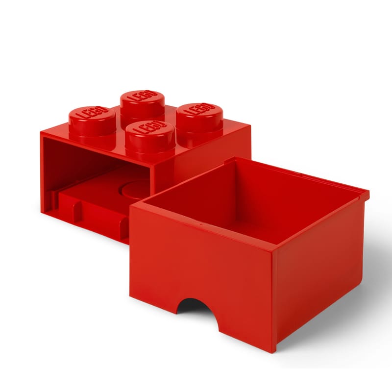 LEGO® 4-stud Bright Red Storage Brick Drawer