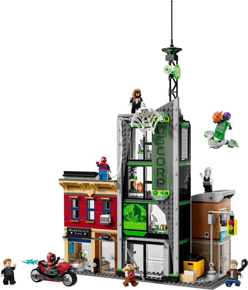 Le set LEGO 76324 Spider-Man contre Oscorp
