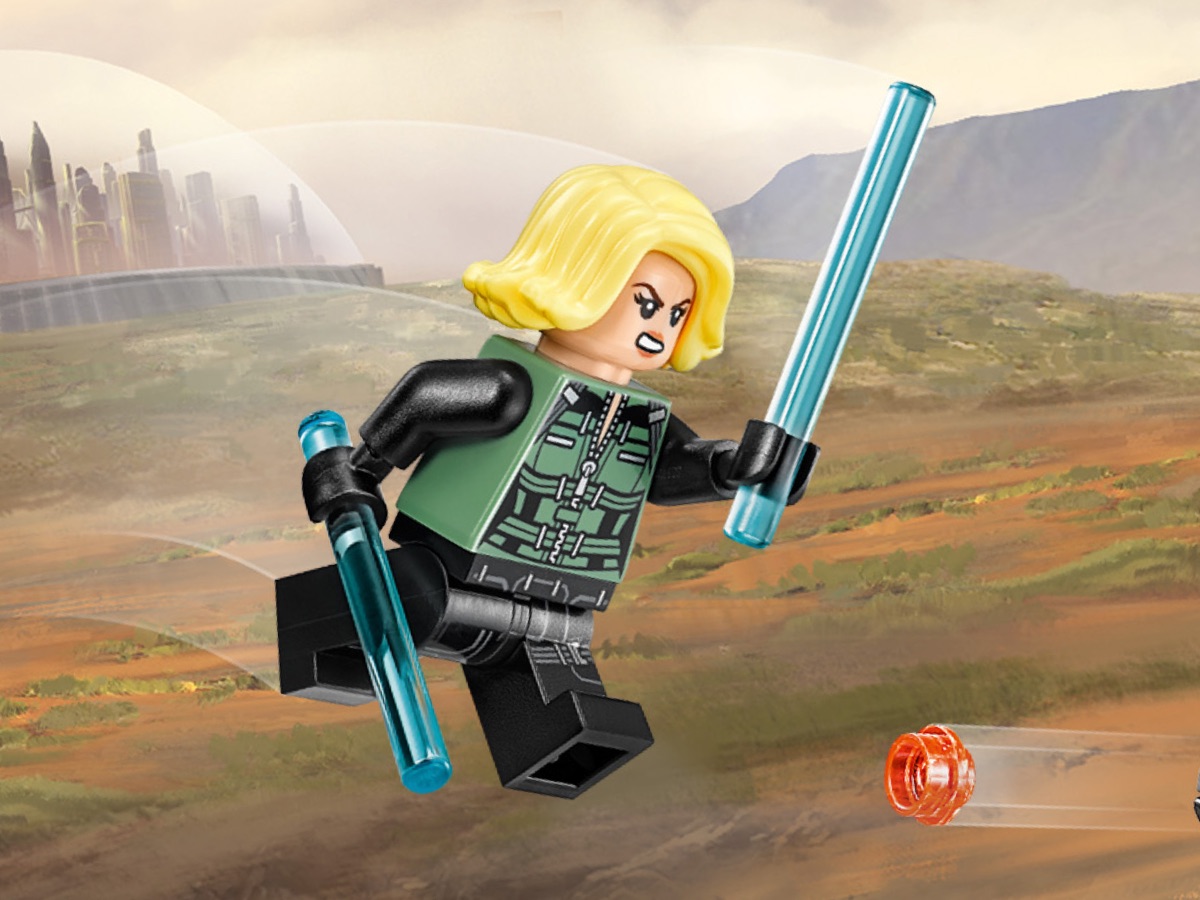 Lego Super Heroes Minifigura Black Widow Set 76032 76042 Nuevo 100% Original 