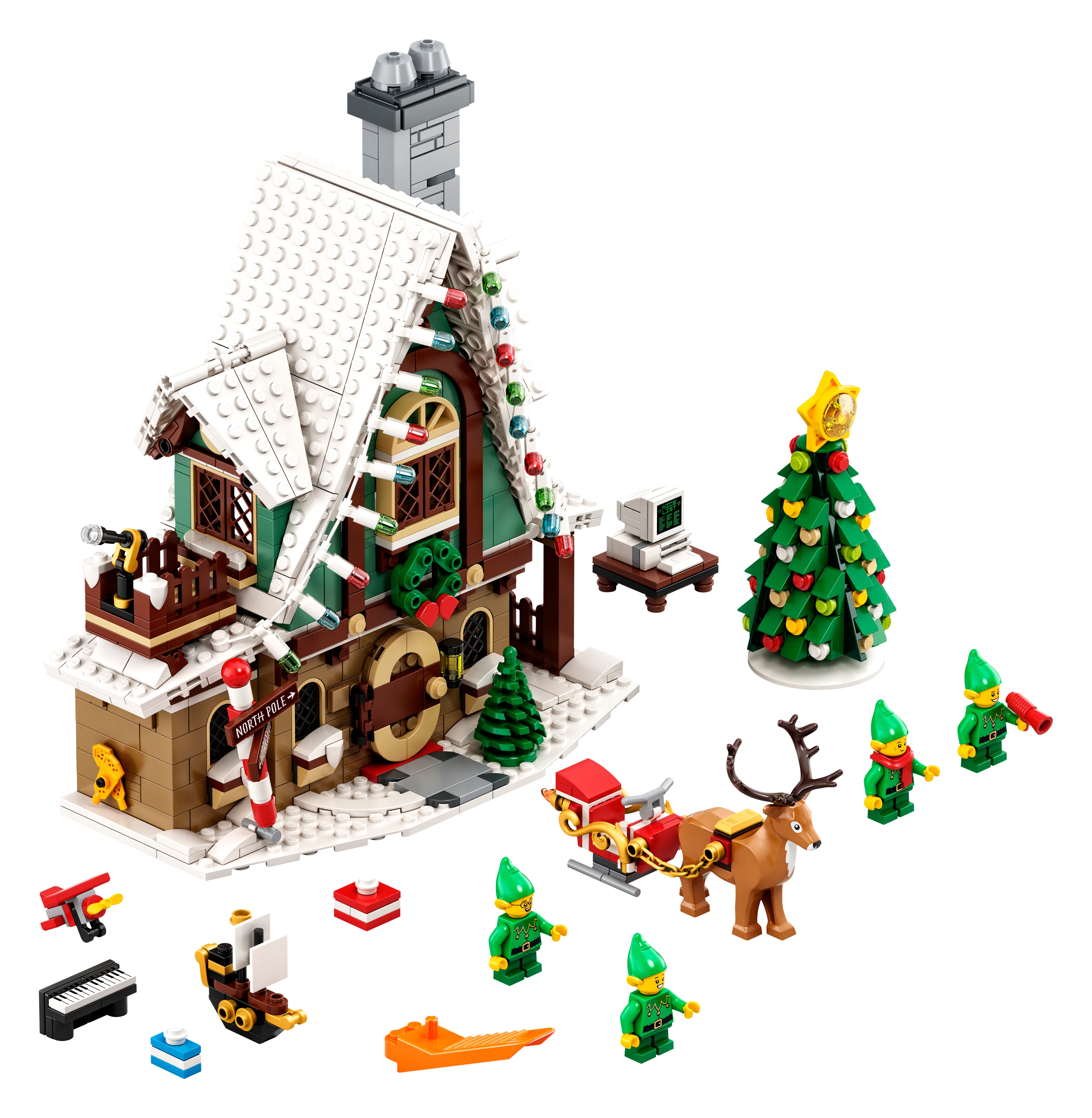 Cadeau Gratuit ** NOUVEAU ** LEGO 10275 Creator ELF Club House-Hard to Find 