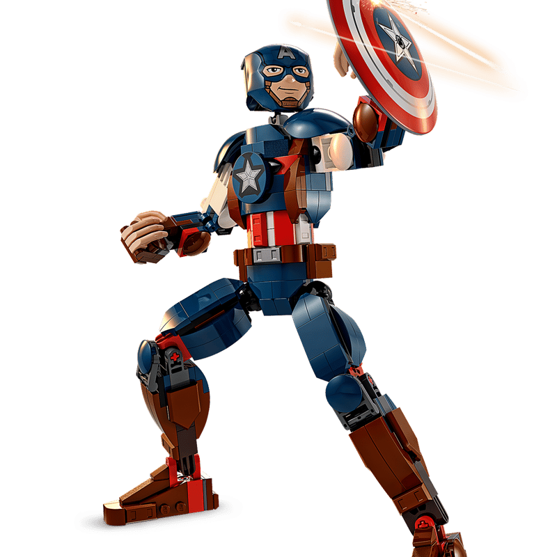 Figurine Captain America articulée et parlante - 25 cm | Disney Store Figurine Captain America articulée et parlante - 25 cm | Disney Store