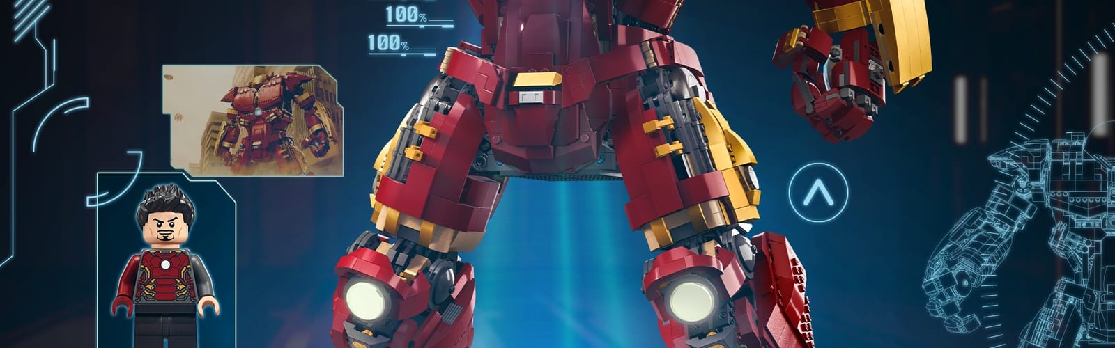 Tony Stark's Giant Iron Man Lego Lego Tony Stark 40334 Black