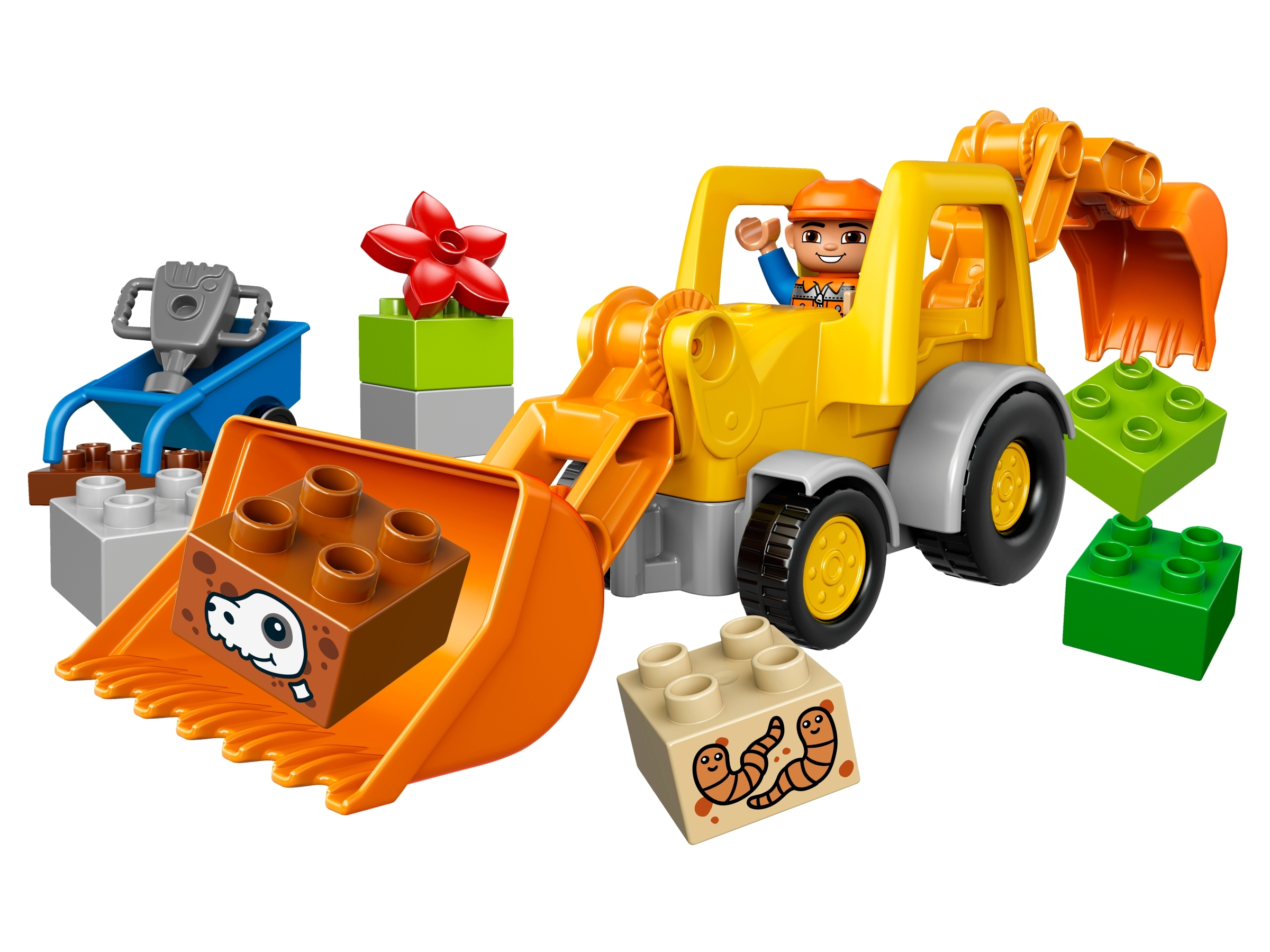 Backhoe Loader 10811 | DUPLO® Buy online at Official LEGO® Shop US