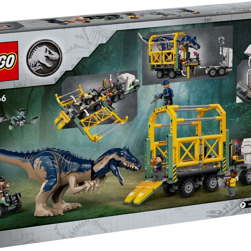 Misiones Dinosaurio: Camión de Transporte del Allosaurus