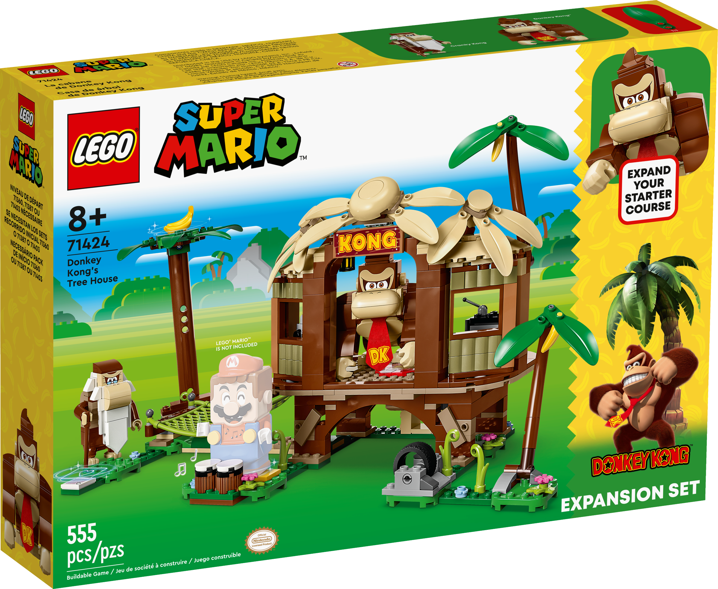 Distill bølge skør Donkey Kong's Tree House Expansion Set 71424 | LEGO® Super Mario™ | Buy  online at the Official LEGO® Shop US