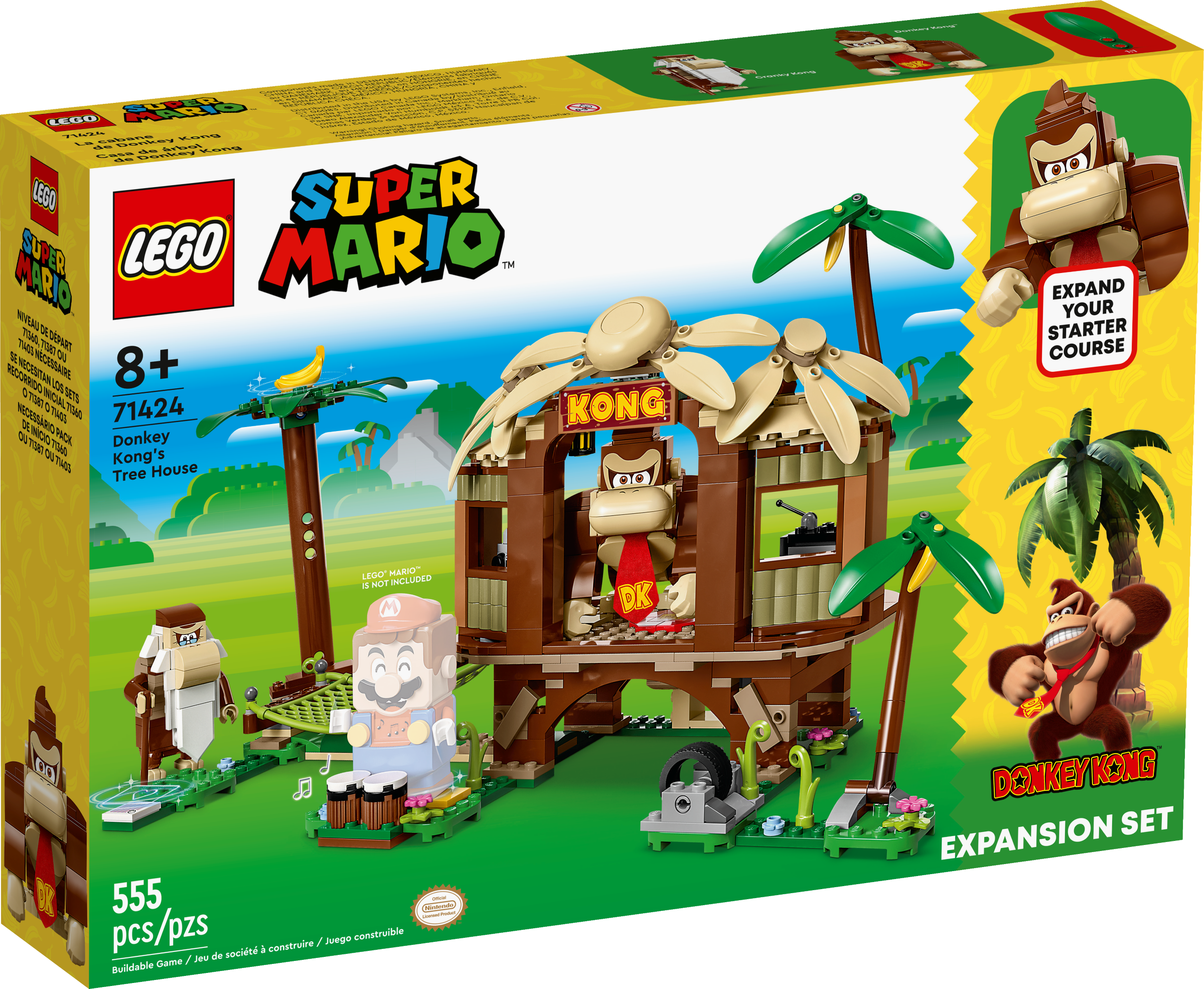 LEGO - Super Mario - Conjunto de expansão: Casa da árvore, brinquedo para  construir combinável com jogos iniciais 71424, LEGO OUTRAS LINHAS