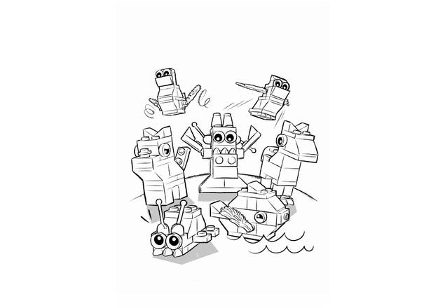 Build Together - Coloring page Official LEGO® Shop