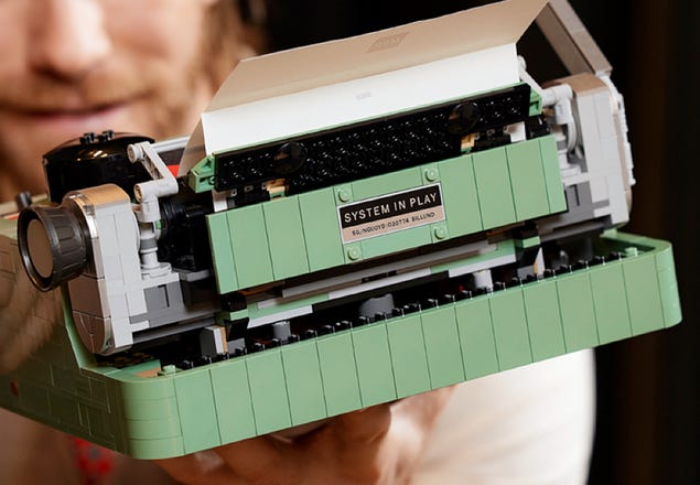 La macchina per scrivere Lego - Frizzifrizzi