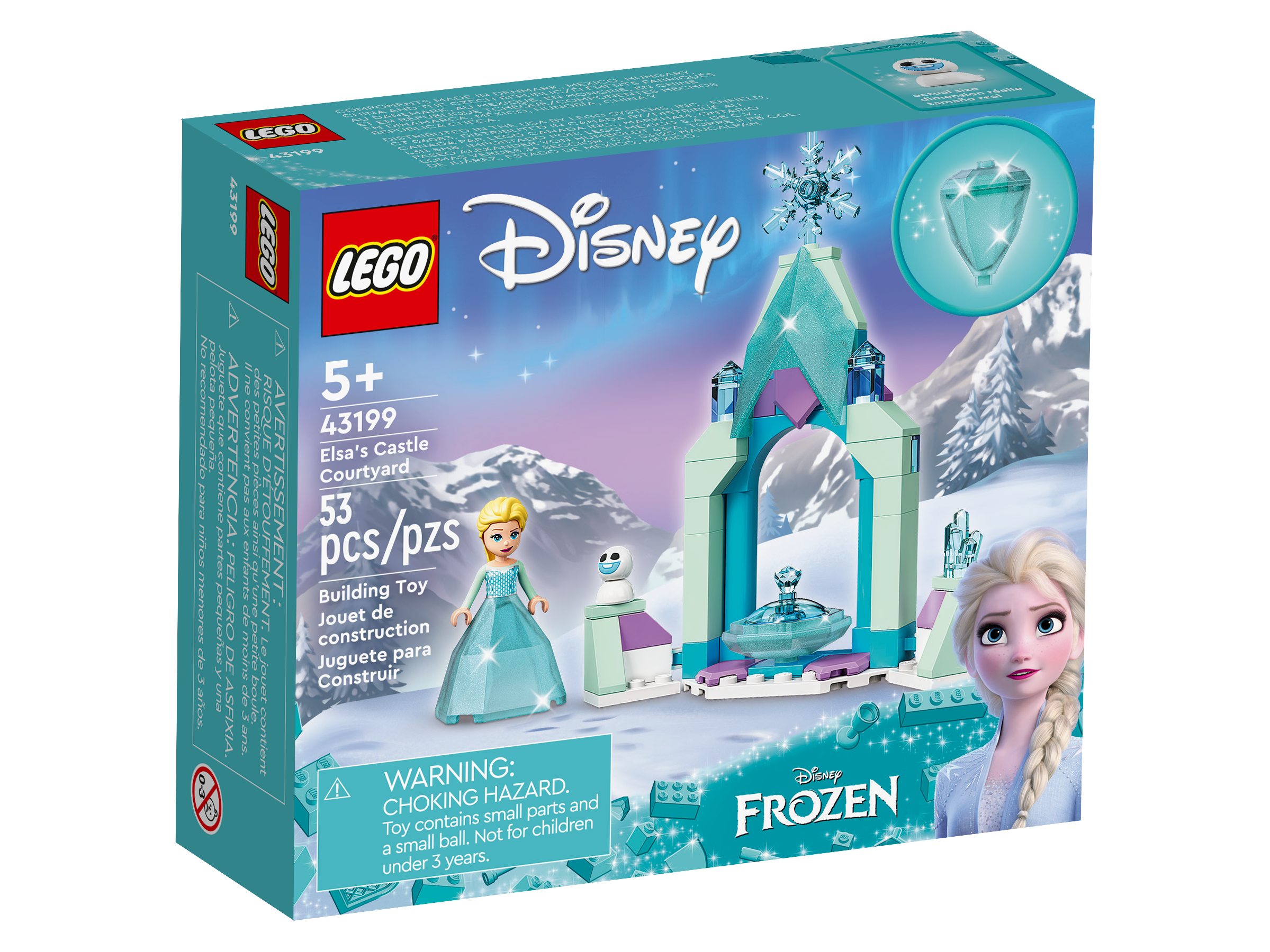 La cour du château d’Elsa 43199 | Disney™ | Boutique LEGO® officielle CA