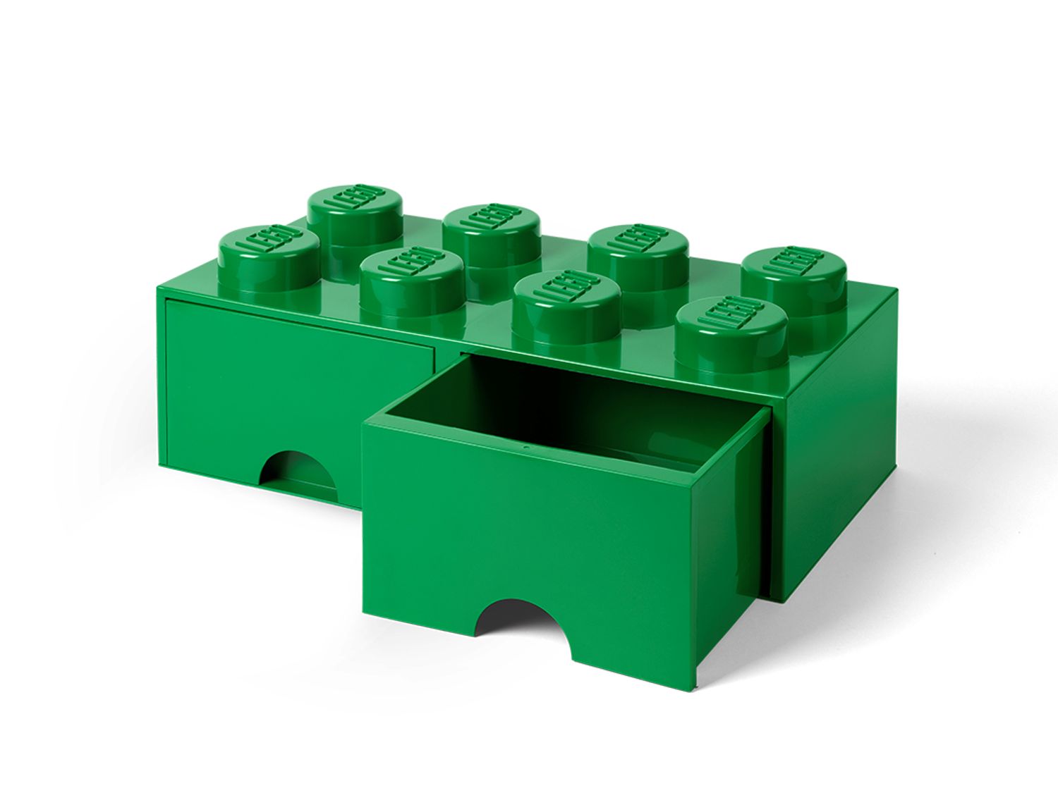 8-Stud Brick Drawer – Green