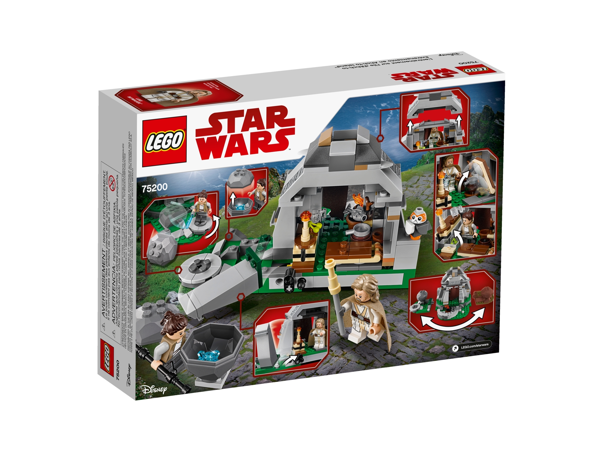 lego star wars ahch to island training