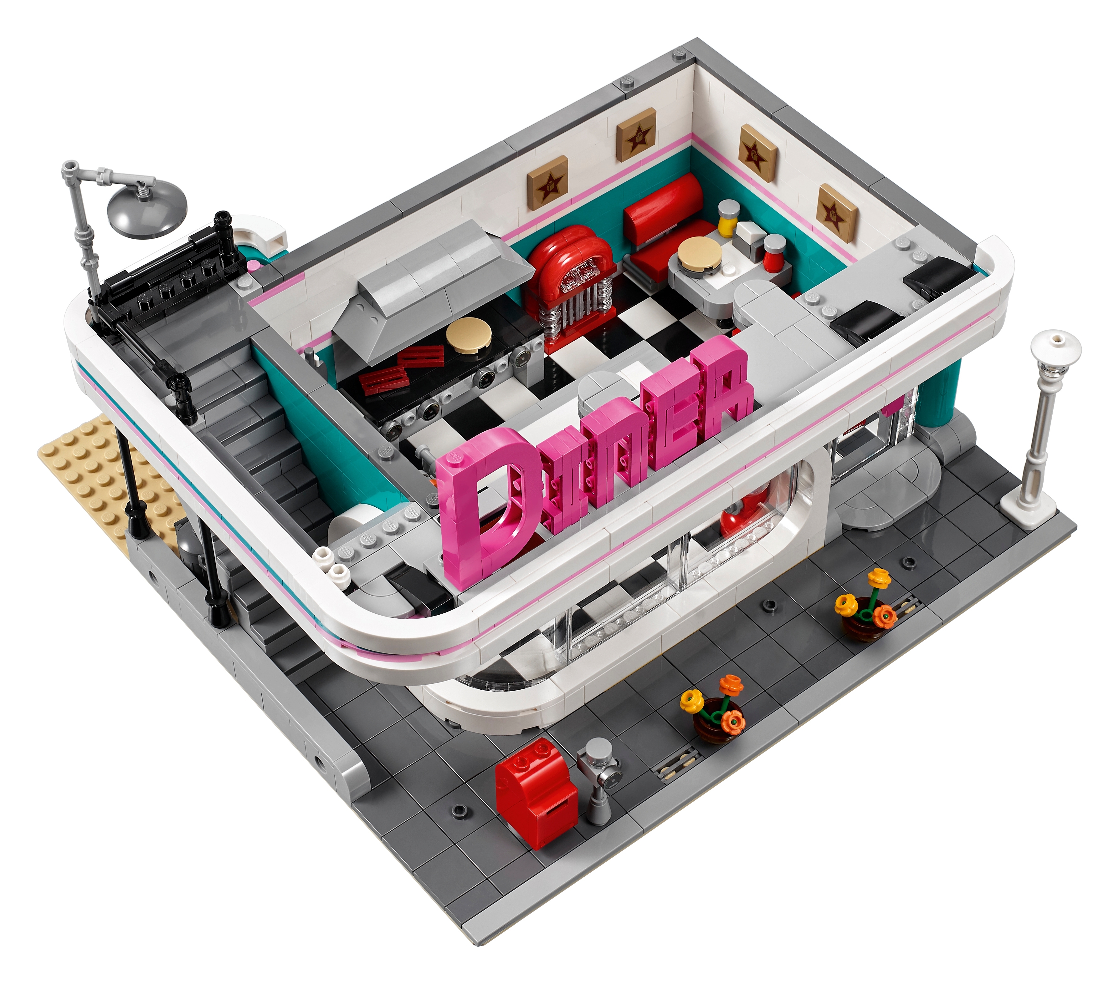 Downtown Diner 10260 | Creator Expert | Buy online at the Official 