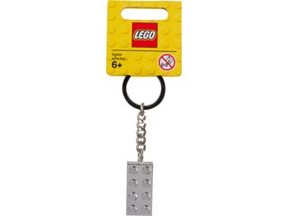LEGO® Iconic Metalised 2x4 Keyring