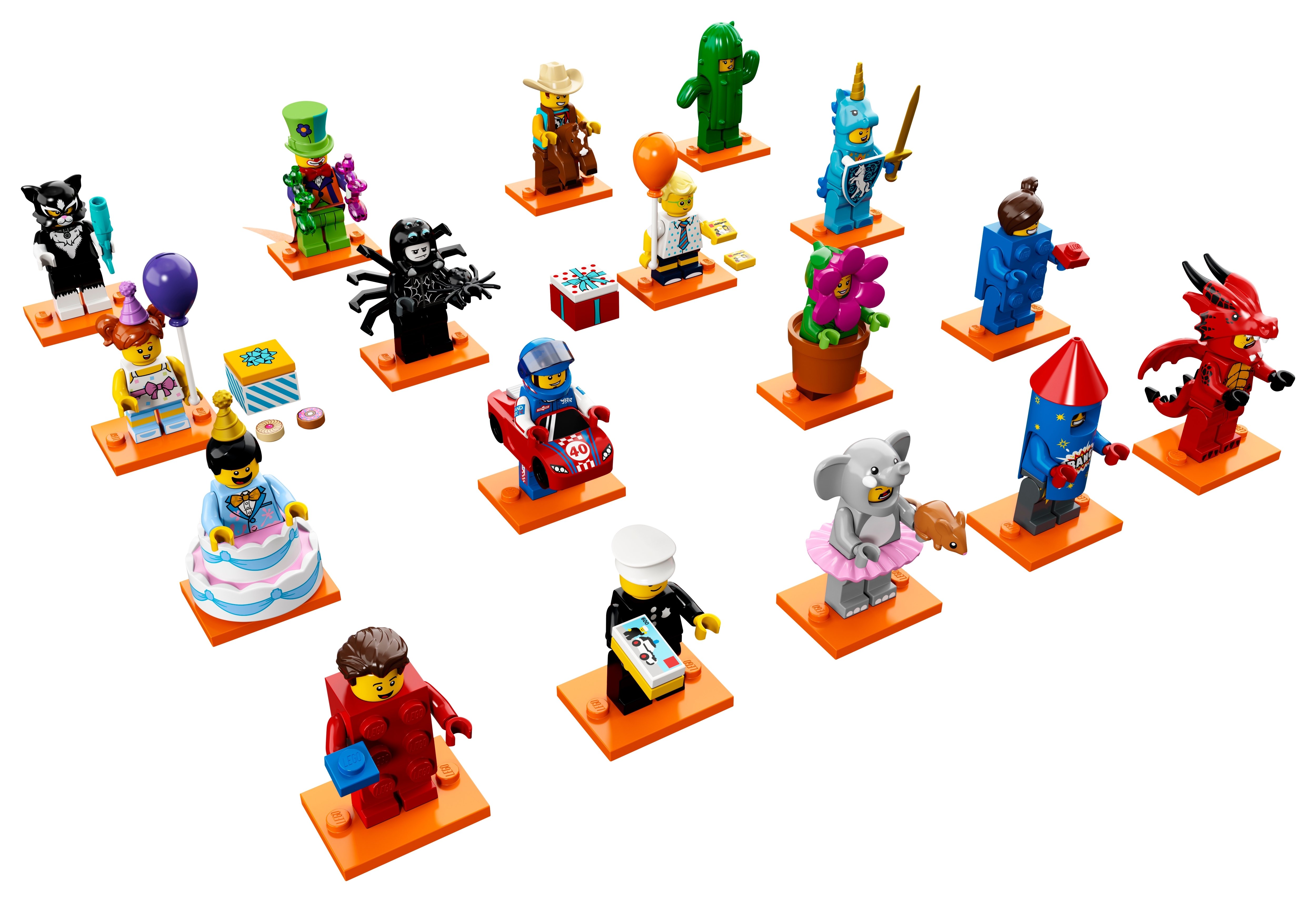 LEGO Série 18 Figurine de Collection – Licorne Chevalier Guy (71021)