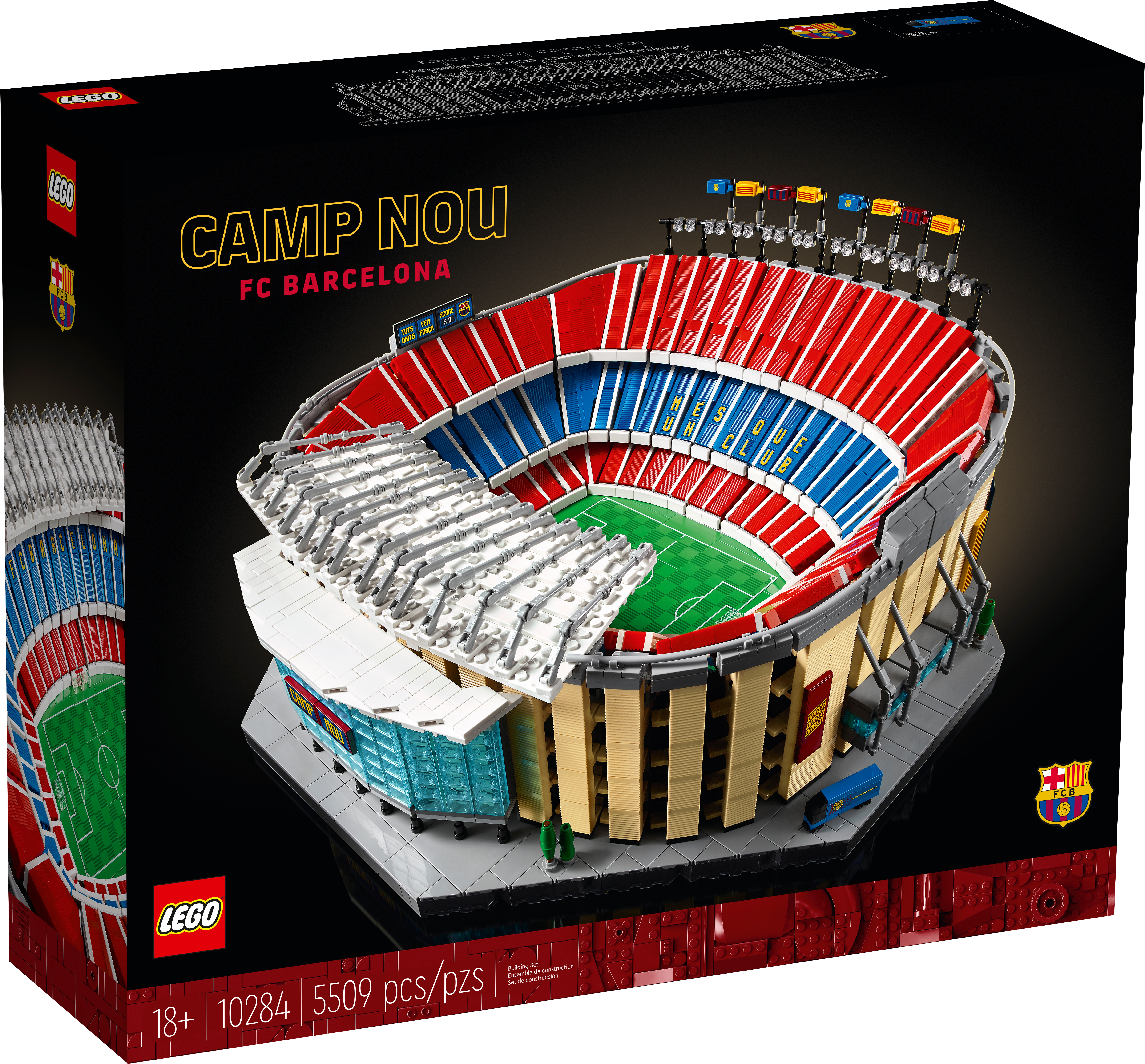 NEW LEGO BARCELONA FC FOOTBALL TORSO PART X5 MINIFIGURE CAMP NOU SOCCER PARTS 