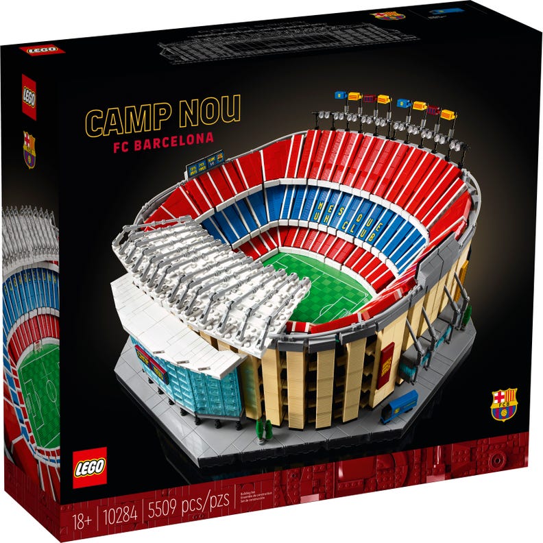 rekken Recyclen kosten Camp Nou – FC Barcelona 10284 | Creator Expert | Buy online at the Official  LEGO® Shop GB