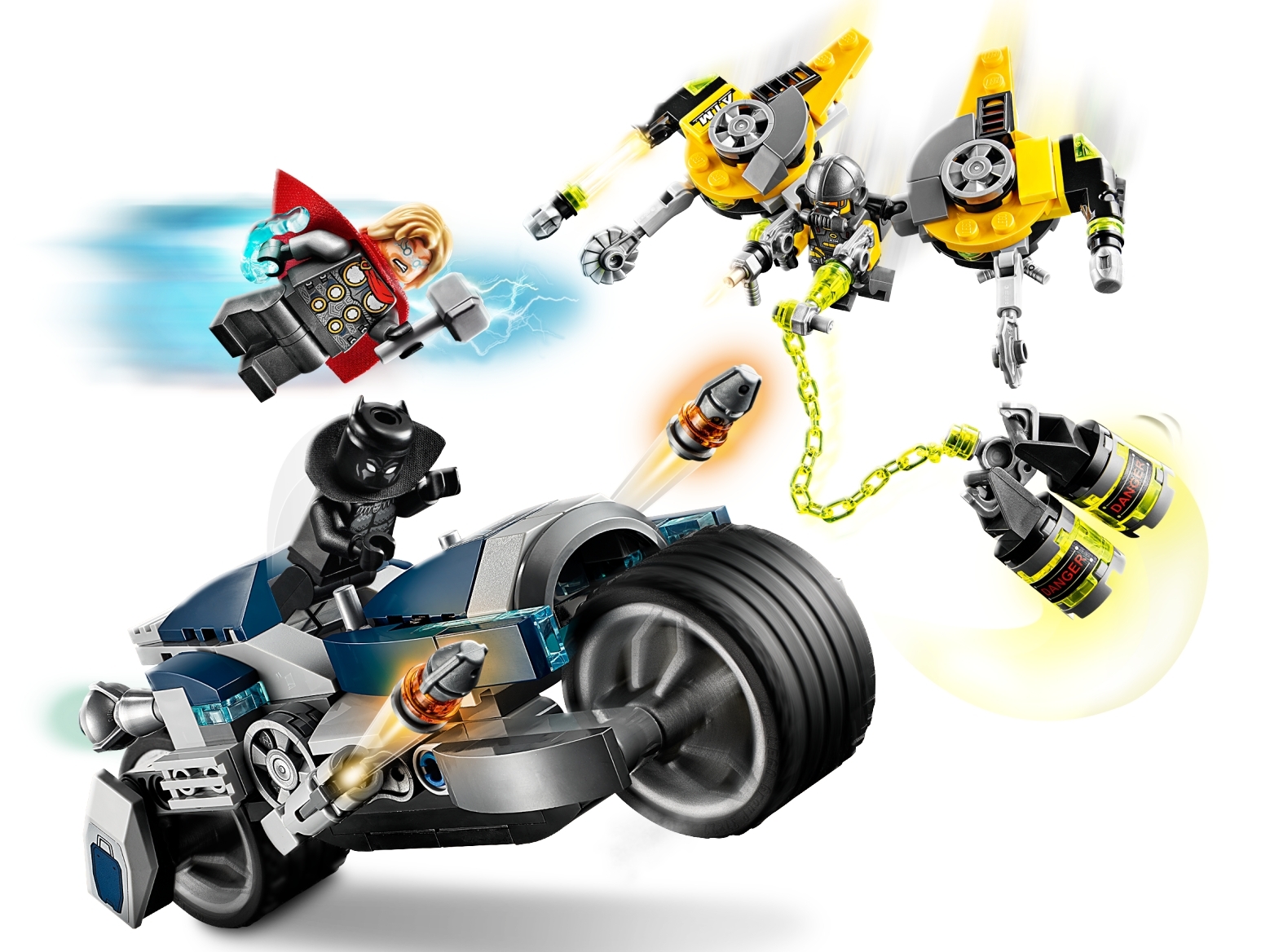 for sale online LEGO Avengers Speeder Bike Attack Super Heroes 76142
