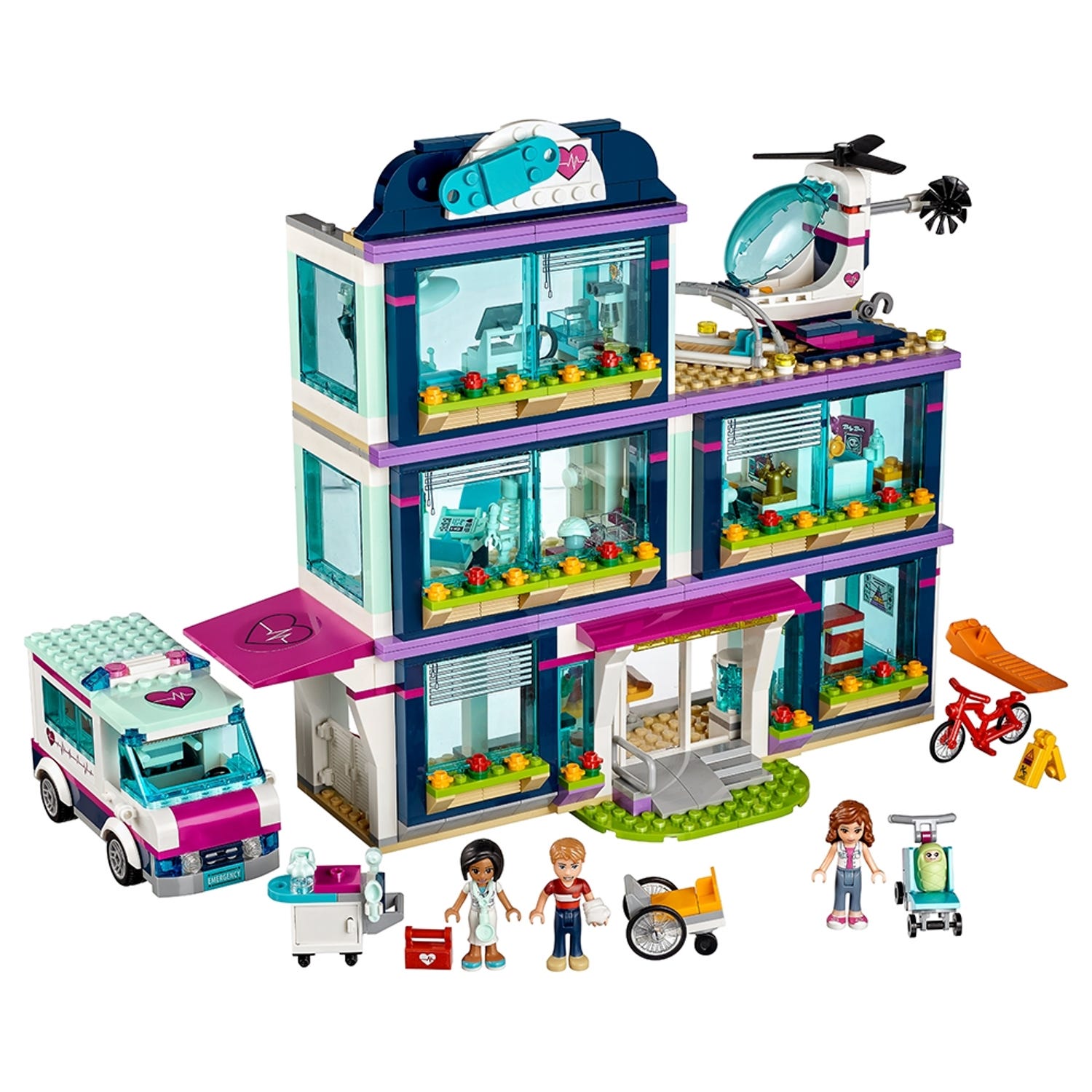 Deqenereret halvt Sammenligning Heartlake Hospital 41318 | Friends | Buy online at the Official LEGO® Shop  US