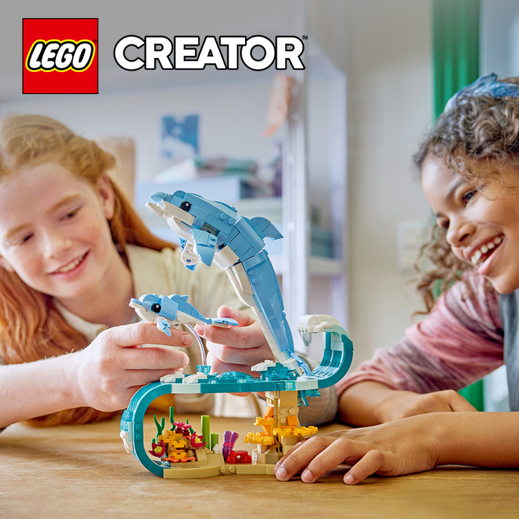 キラキライルカの波ダンス 31385 | クリエイター3in1 |レゴ®ストア公式