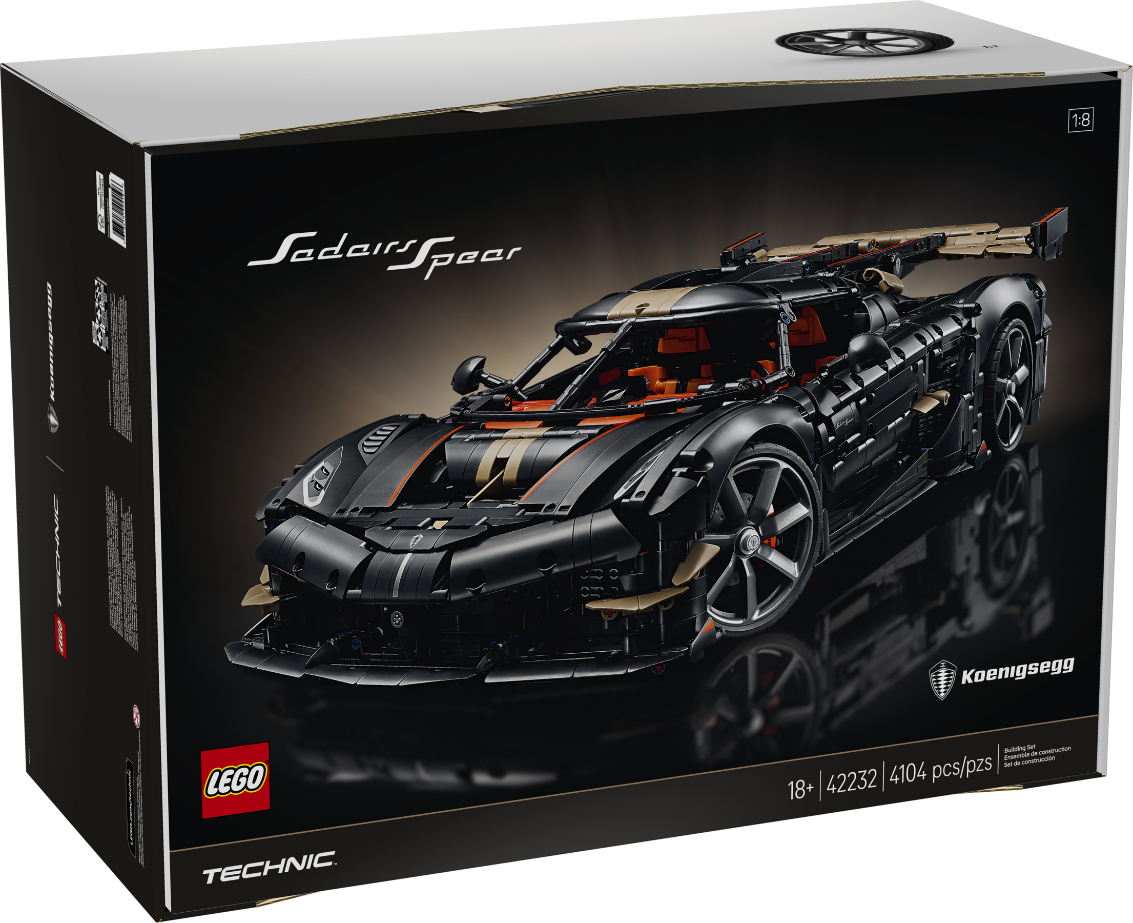 Koenigsegg Sadair's Spear メガカー 42232 | テクニック |レゴ®ストア