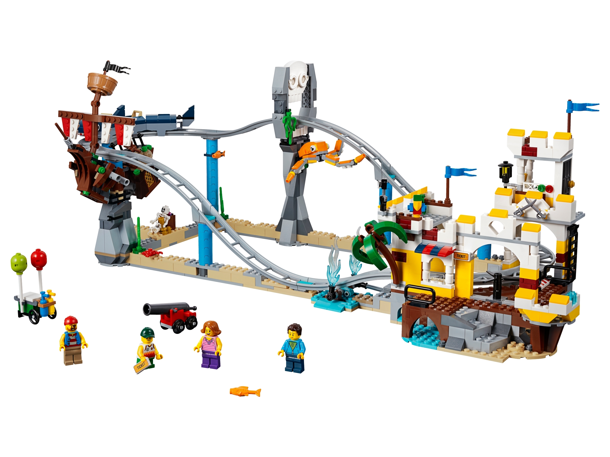 lego roller coaster 31084