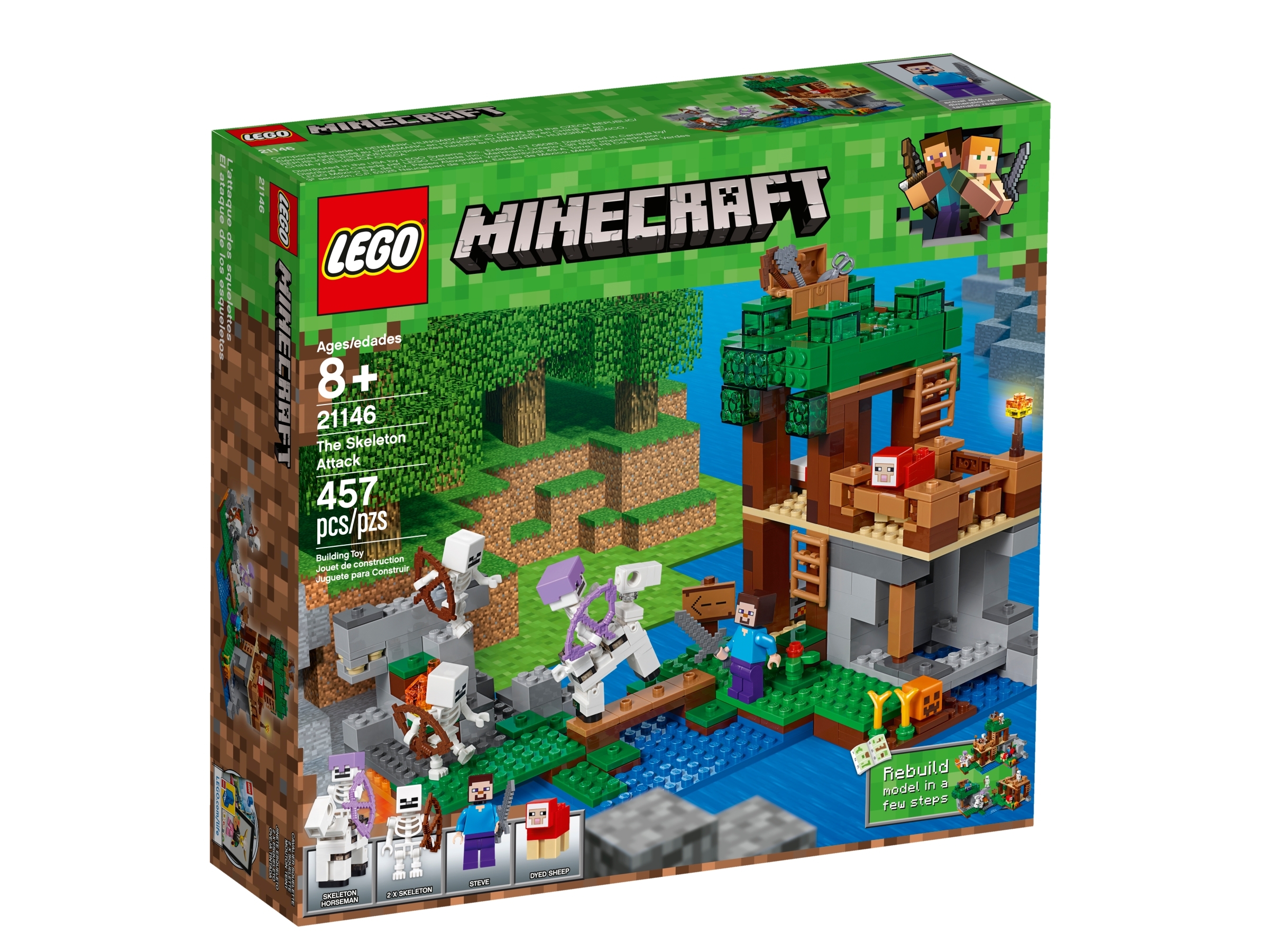 Nœud De Set 21146 Lego Minecraft Squelette NEUF 