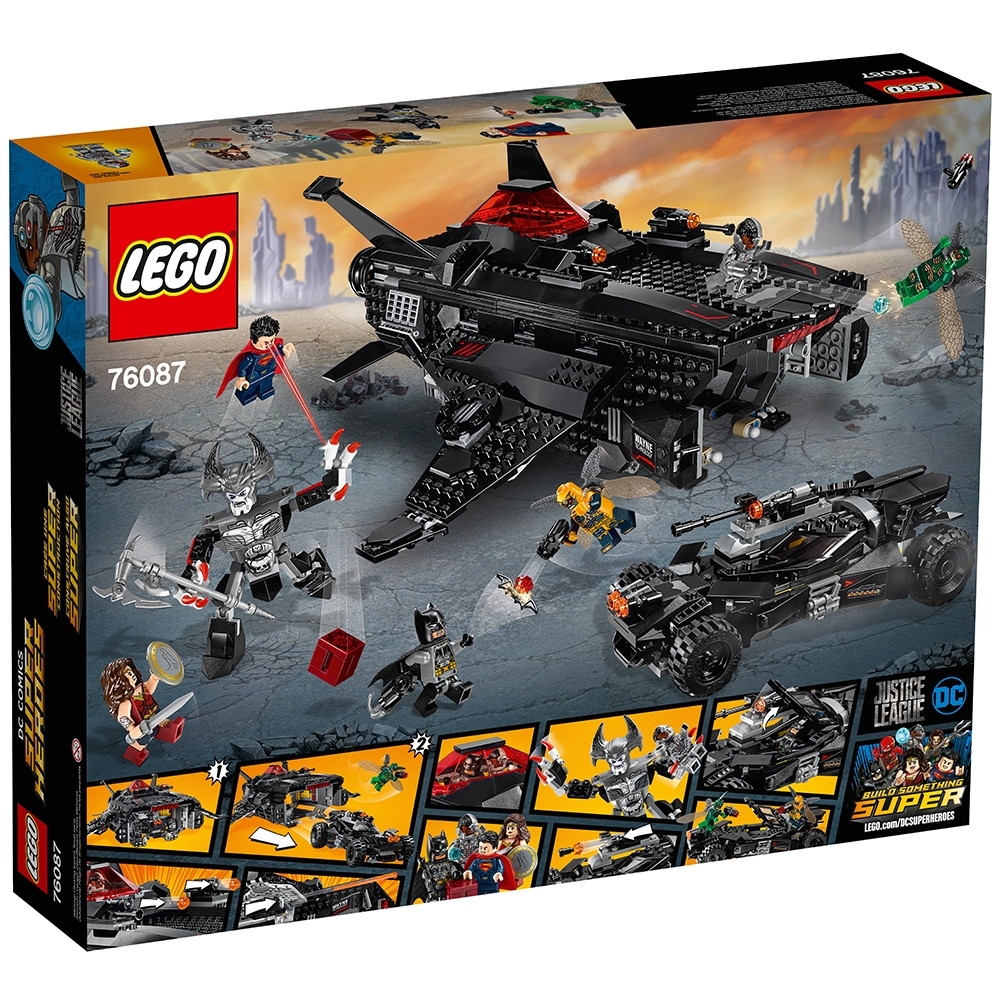 100% LEGO Superman w/jumper Plate 76087 Flying Fox Batmobile Airlift Attack