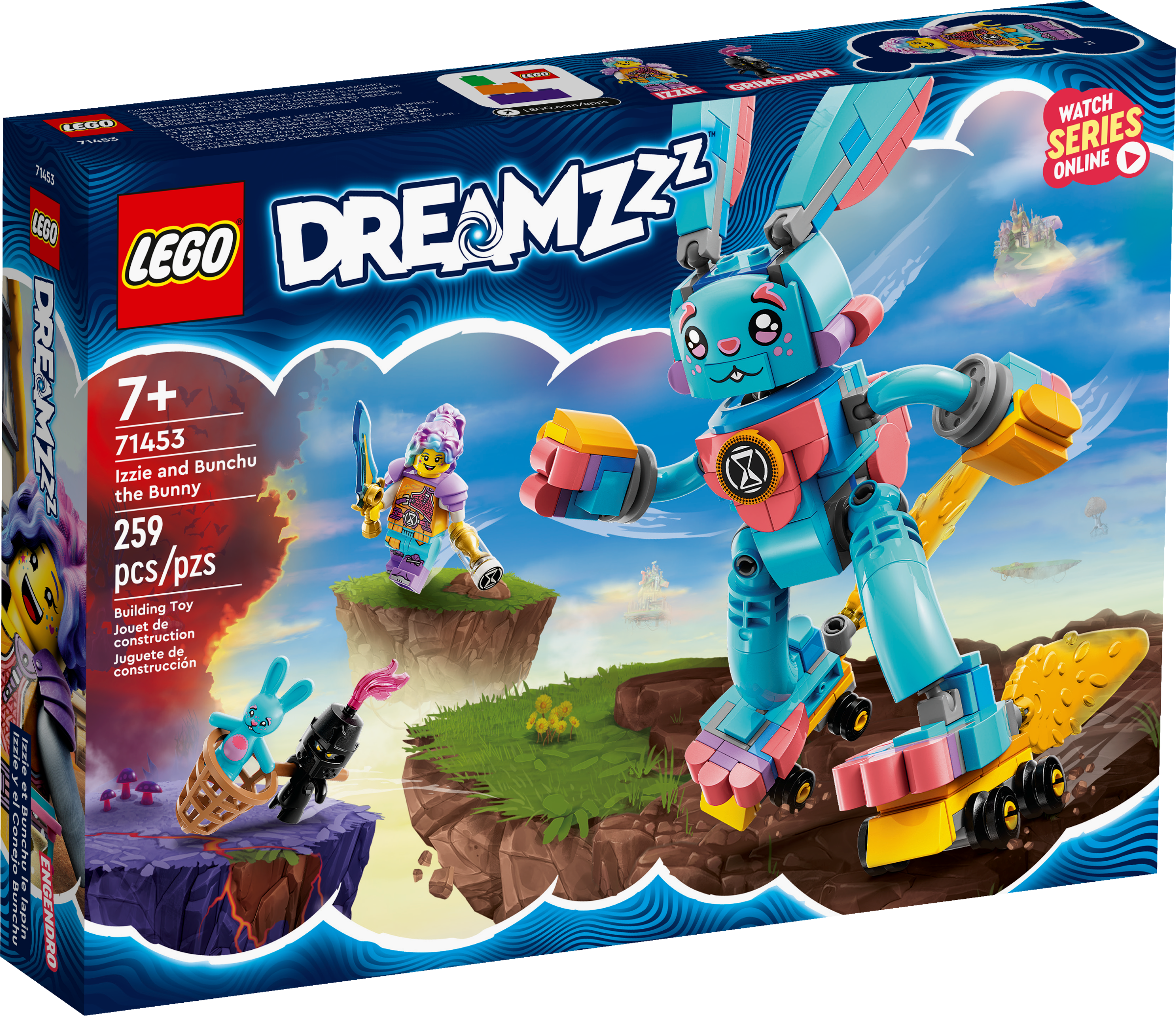 Izzie and Bunchu the Bunny 71453 | LEGO® DREAMZzz™ | Buy online at the  Official LEGO® Shop US