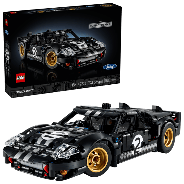 LEGO 42223 La voiture de course 1966 Ford GT40 MKII — visuel 2 sur 8