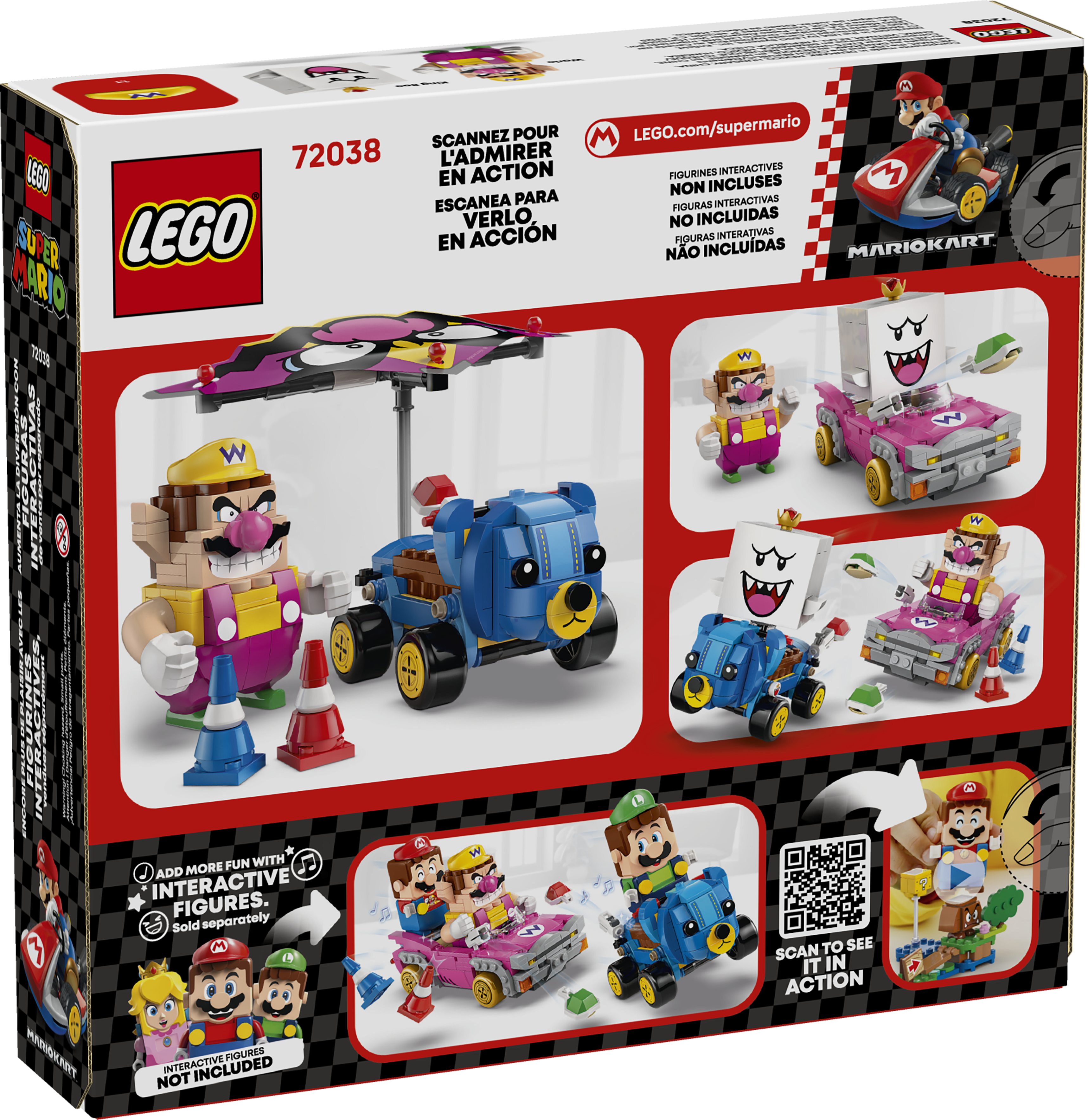 Mario Kart™ – Wario & King Boo 72038 | LEGO® Super Mario