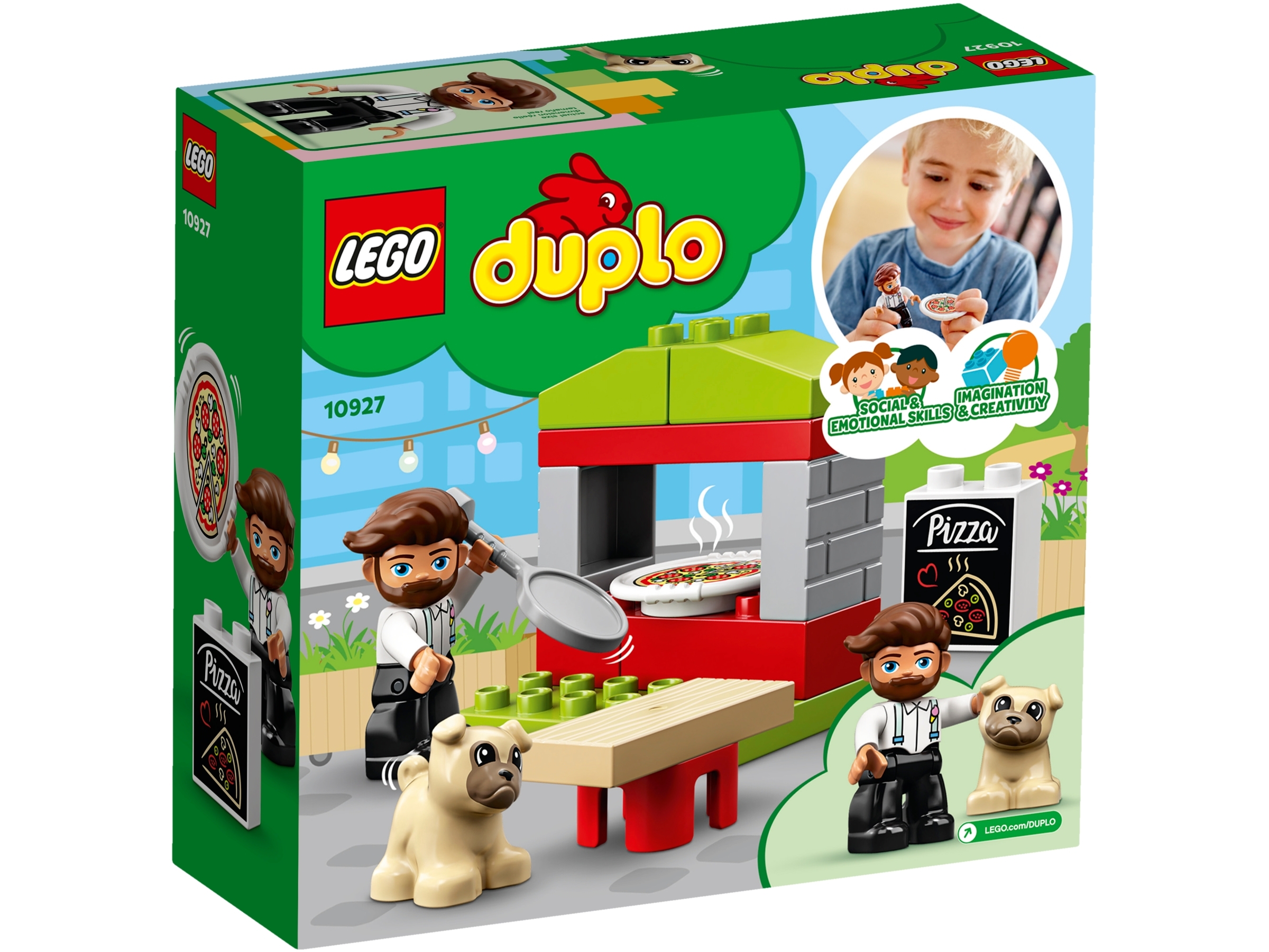 LEGO DUPLO 10927 Pizza Stand & OVP & NEU 
