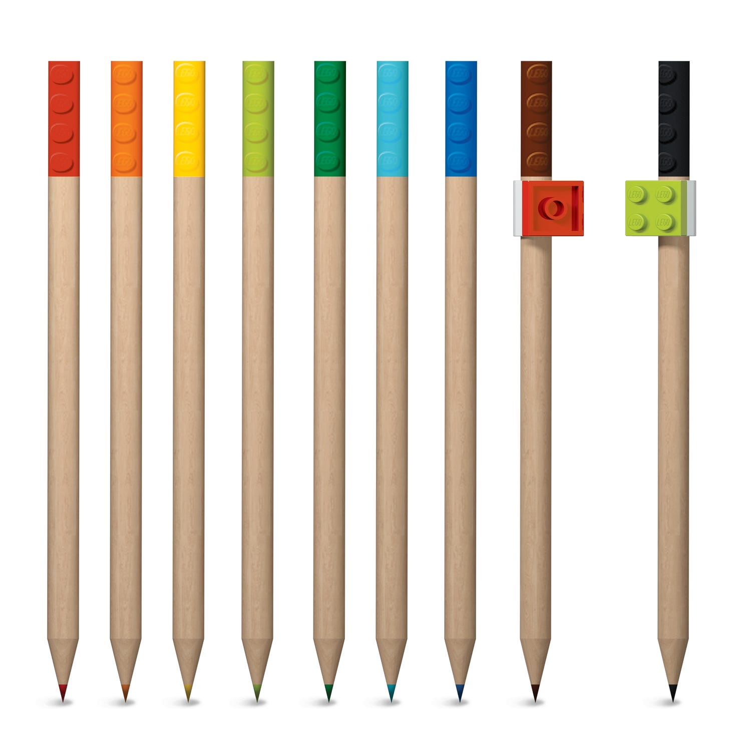 Vanding akademisk vente 9-Pack Colored Pencil with Toppers Pack 5005148 | Other | Buy online at the  Official LEGO® Shop US