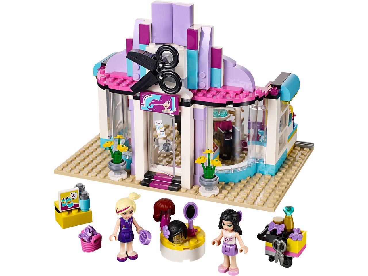 Heartlake Hair Salon 41093 Friends Buy Online At The Official Lego Shop De