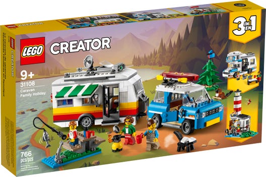 LEGO 31108 - Familieferie med campingvogn