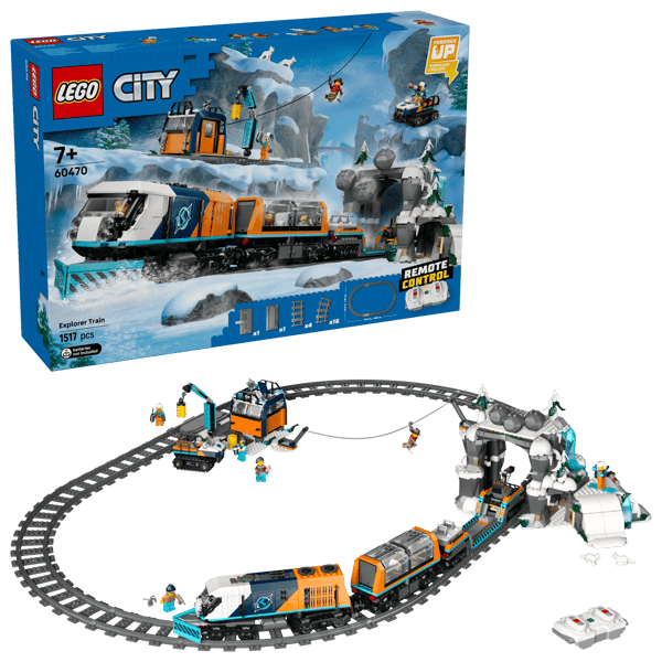 LEGO 60470 Le train express des explorateurs en Arctique — visuel 2 sur 8