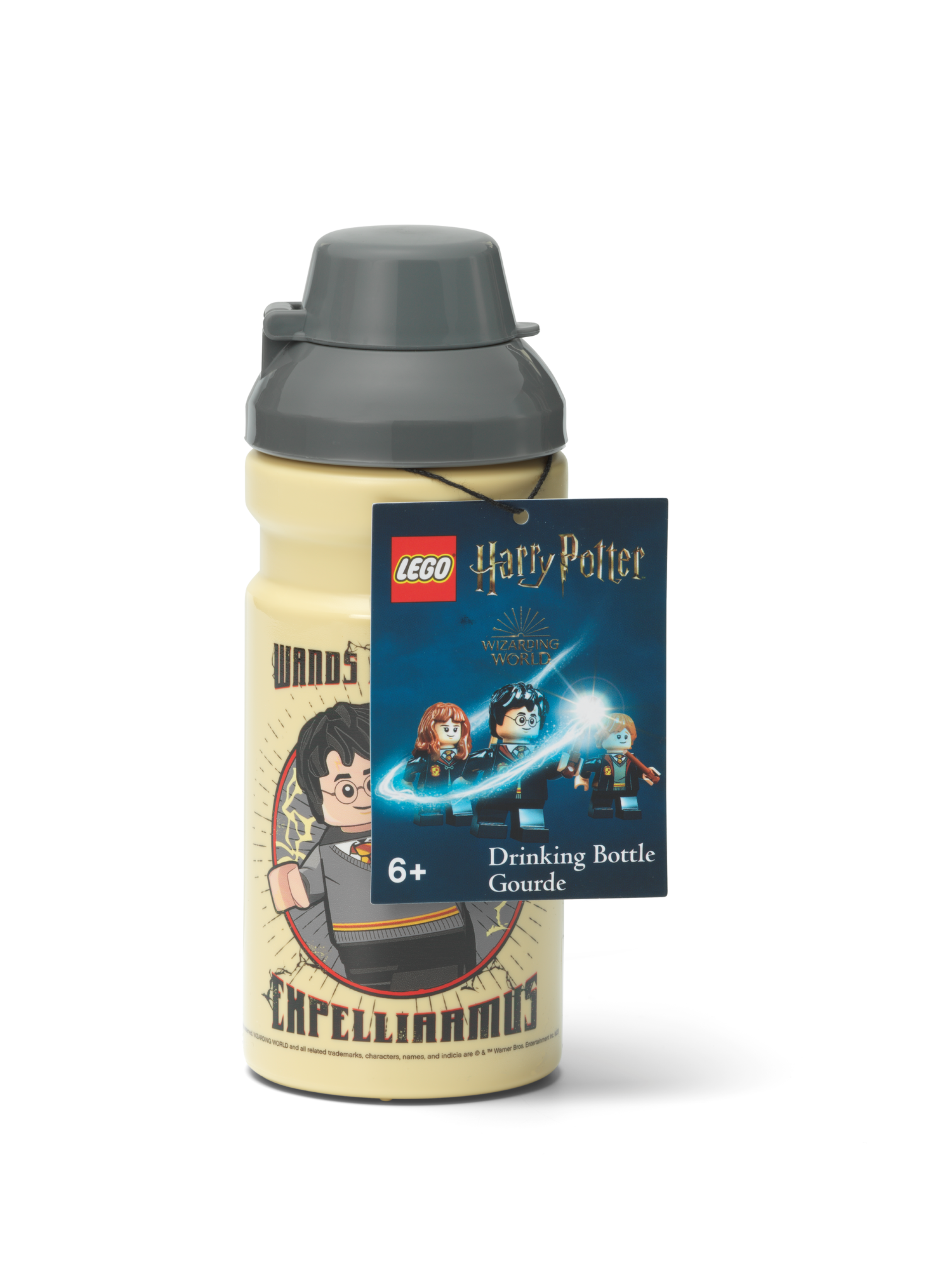Gourde avec paillettes mobiles Poudlard Harry Potter™ – Noir