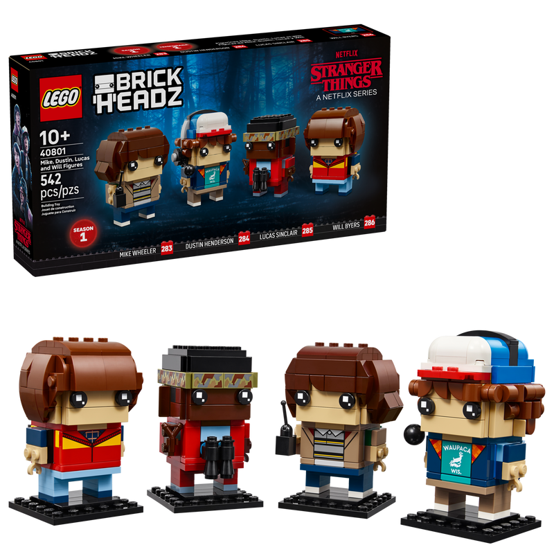 Mike, Dustin, Lucas and Will Figures 40801 Stranger Things Buy