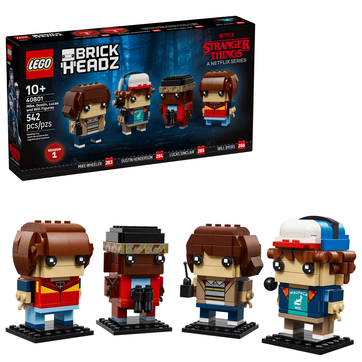 LEGO Personaggi di Mike, Dustin, Lucas e Will LEGO Personaggi di Mike, Dustin, Lucas e Will