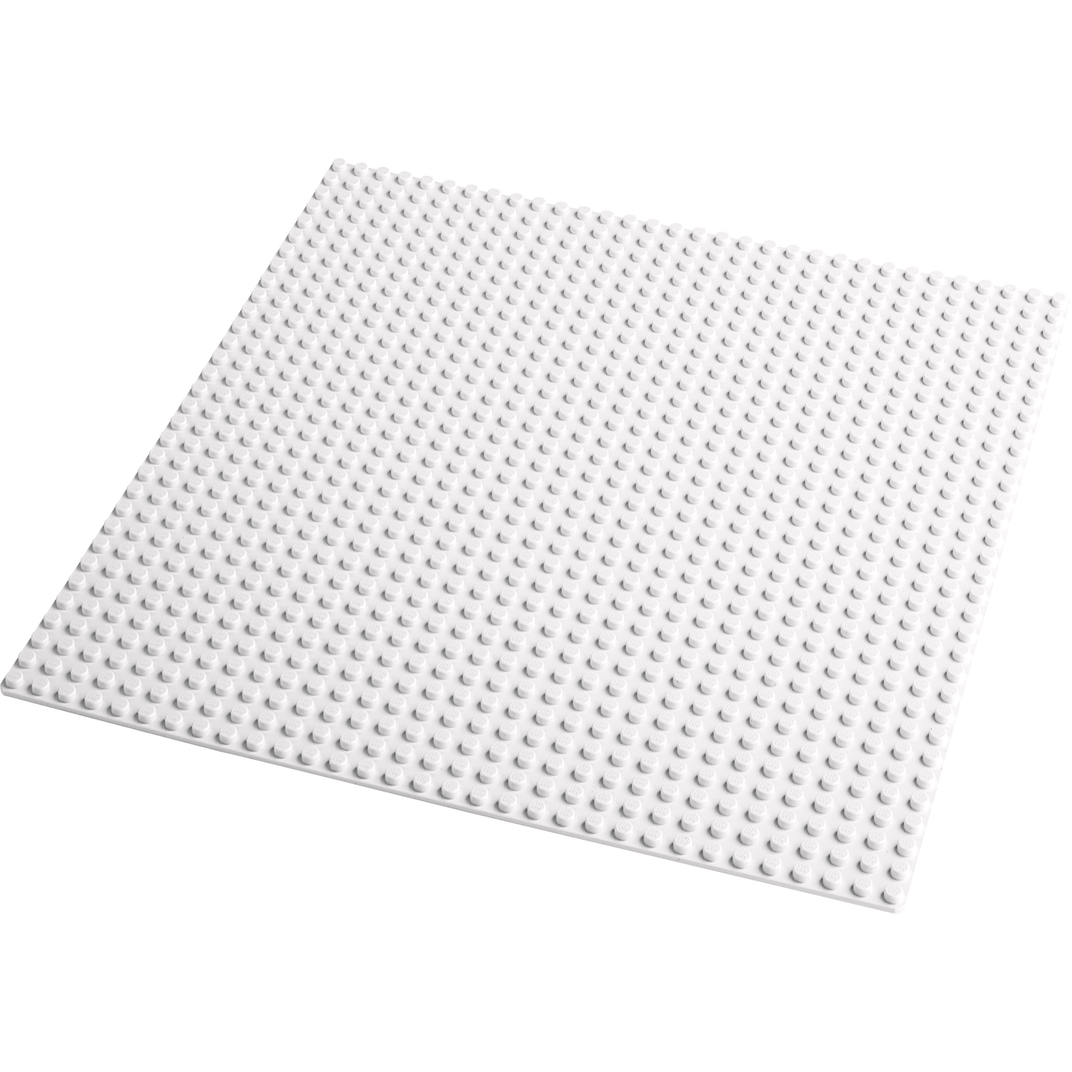 LEGO Plaque de base blanche classique, fondation carrée de 81,3 x 81,3 cm  pour construire, jouer et exposer des créations en brique, idéale pour les  paysages enneigés et d'hiver, 11026 : 