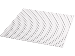 La plaque de construction blanche