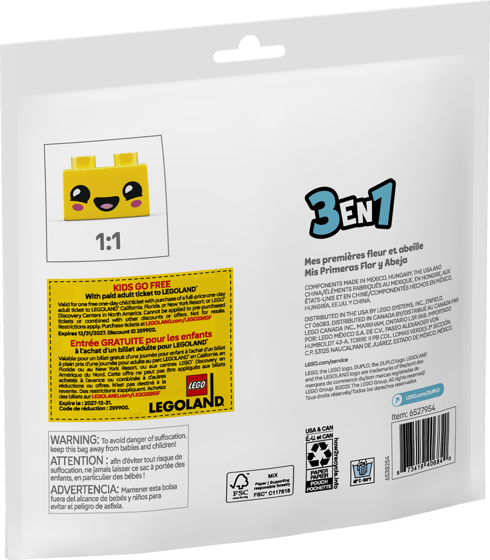 My First Flower & Bee 30686 | DUPLO® | Buy online at the Official