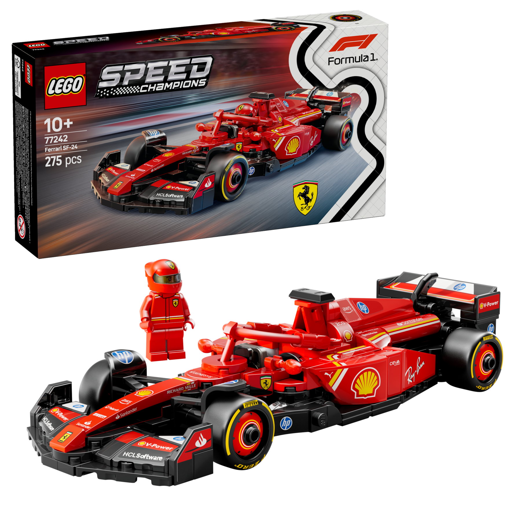 Ferrari SF-24 F1® Race Car 77242 | Speed Champions | Buy online at