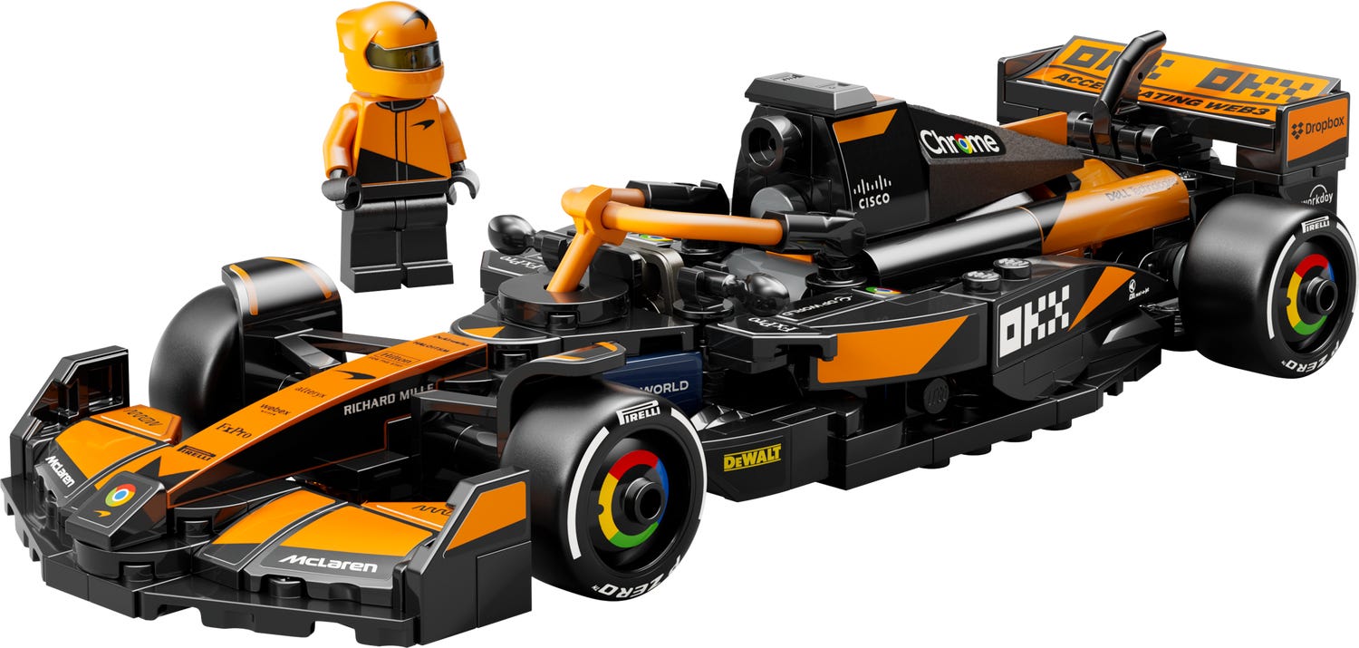 Coche de Carreras McLaren F1® Team MCL38 77251 Speed Champions Oficial LEGO® Shop MX